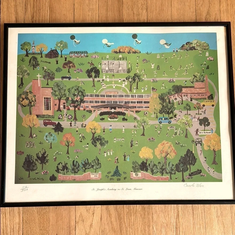 Carole Wantz Folk Art Print - Picture 1 of 4